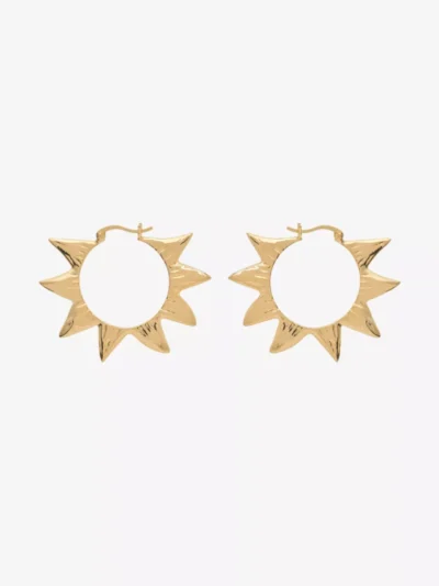 Anna + Nina Anna + Nina accessoires Single sardine stud Goud