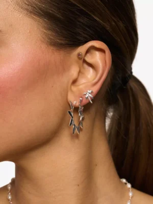Anna + Nina Anna + Nina accessoires Single small palmier Zilver