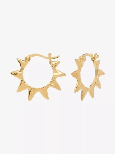 Anna + Nina Anna + Nina accessoires Small soleil hoop ea Goud