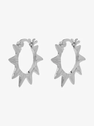 Anna + Nina Anna + Nina accessoires Small soleil hoop ea Zilver