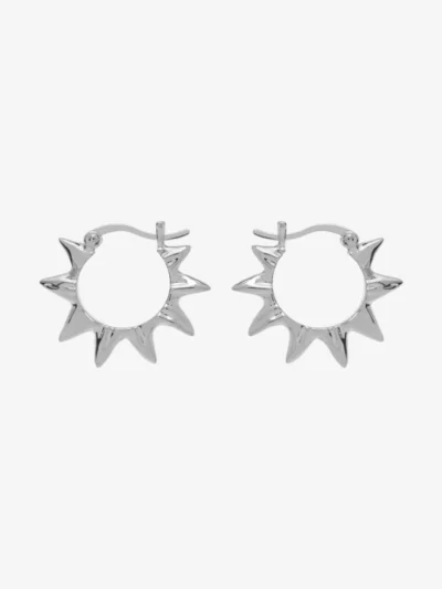 Anna + Nina Anna + Nina accessoires Small soleil hoop ea Zilver