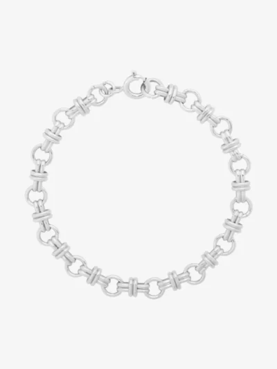Anna + Nina Anna + Nina accessoires Twin rolo bracelet Zilver