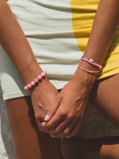 Anni Lu Anni Lu accessoires Ball bracelet Roze