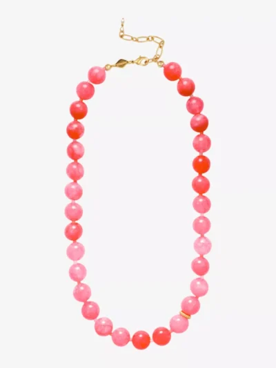 Anni Lu Anni Lu accessoires Ball necklace Roze