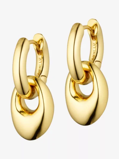 Anni Lu Anni Lu accessoires Petit pebble hoop Goud