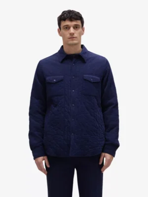 Aspesi Aspesi colberts & overshirts Ce27 g536 Blauw