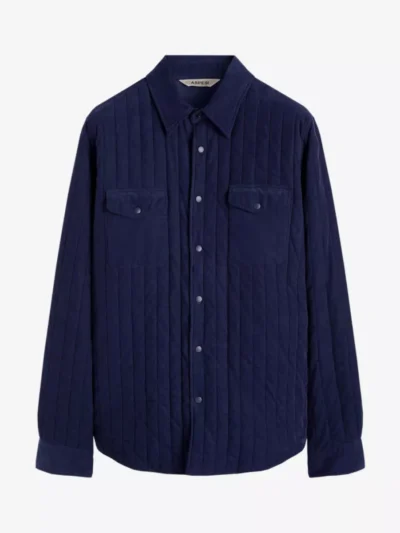 Aspesi Aspesi colberts & overshirts Ce27 g536 Blauw