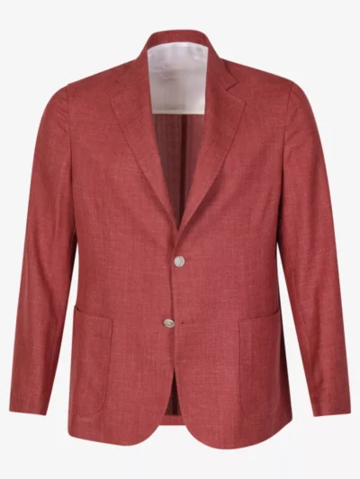 Barba Barba colberts & overshirts 41045 easu jacket Rood