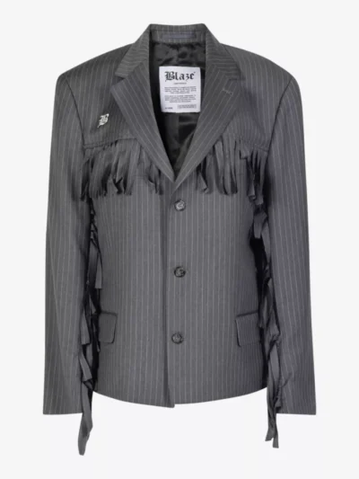 Blaze Blaze blazers Fringed blazer Grijs