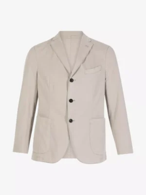 Boglioli Boglioli colberts & overshirts N2902q-sb5406 Blauw