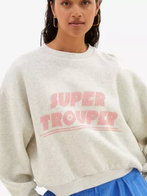 By-Bar By-Bar truien & vesten Bibi trouper sweater Grijs