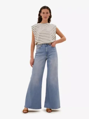 By-Bar By-Bar tshirts & tops Dide breton striped Beige