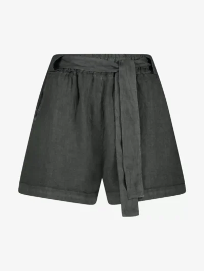 By-Bar By-Bar broeken June linen short Grijs