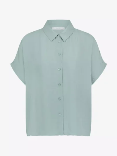 By-Bar By-Bar blouses & tunieken Karly viscose blouse Groen
