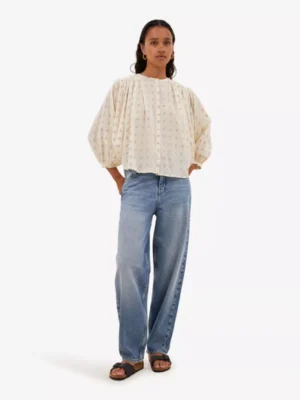 By-Bar By-Bar broeken Lew denim pants Blauw