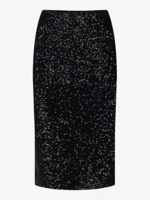 By-Bar By-Bar rokken Luca sequin skirt 24518113 Zwart