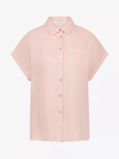 By-Bar By-Bar blouses & tunieken Rose linen blouse Roze