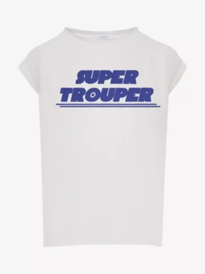 By-Bar By-Bar tshirts & tops Thelma super trouper Wit