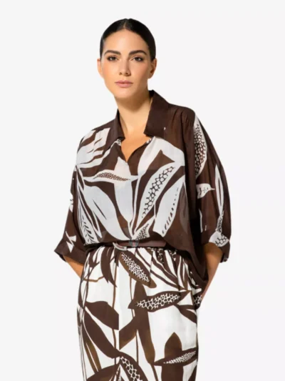 Caroline Biss Caroline Biss blouses & tunieken 1671 Bruin