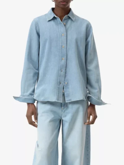 Closed Closed blouses & tunieken C94715-16c-3h classi Blauw