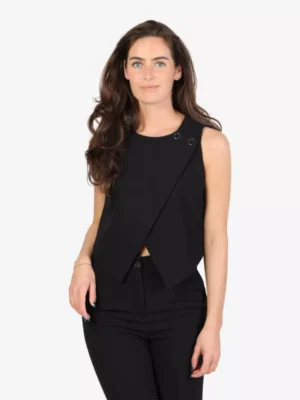 co'couture cocouture truien & vesten 30289 volacc wrap ve Zwart