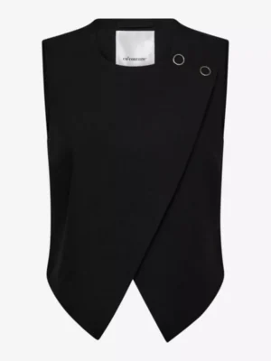 co'couture cocouture truien & vesten 30289 volacc wrap ve Zwart