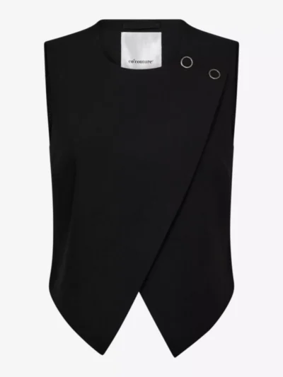 co'couture cocouture truien & vesten 30289 volacc wrap ve Zwart