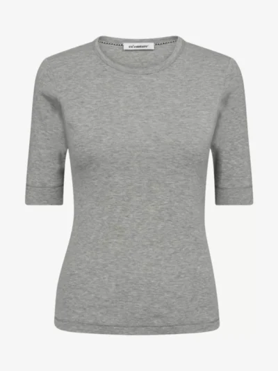 co'couture cocouture tshirts & tops 33016 grannycc tee Grijs