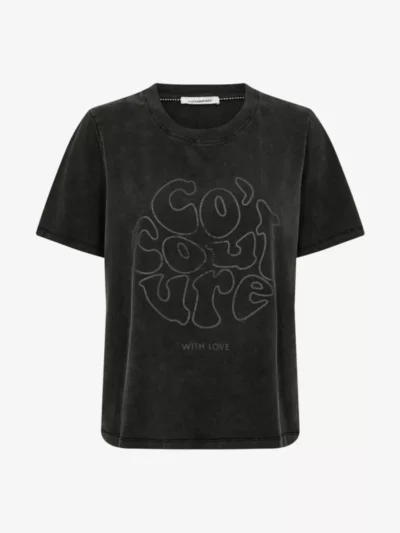 co'couture cocouture tshirts & tops 33145 siaracc acid t Zwart
