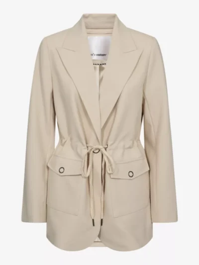 co'couture cocouture blazers Volacc pocket tie bl Beige