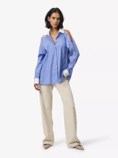 DANTE 6 DANTE 6 blouses & tunieken 251124 dandy shirt Blauw