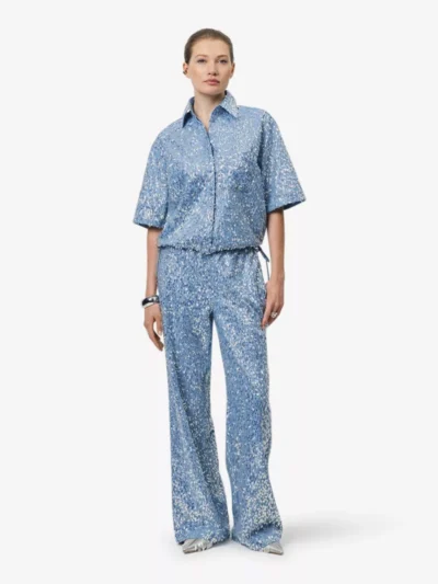 DANTE 6 DANTE 6 blouses & tunieken 251163 bardot shirt Blauw
