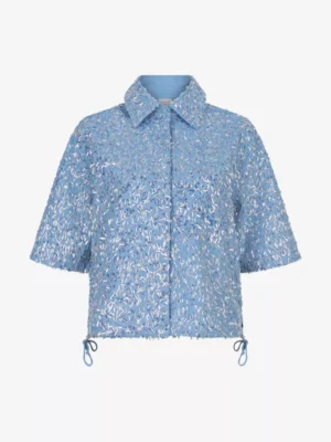 DANTE 6 DANTE 6 blouses & tunieken 251163 bardot shirt Blauw