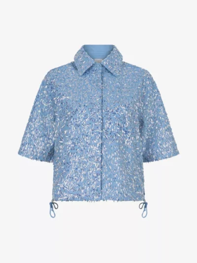 DANTE 6 DANTE 6 blouses & tunieken 251163 bardot shirt Blauw