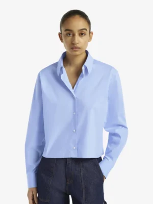 Denham Denham blouses & tunieken 02-25-01-40-031 kiri Blauw