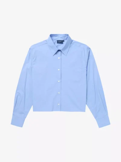 Denham Denham blouses & tunieken 02-25-01-40-031 kiri Blauw