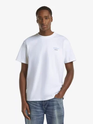 Denham Denham polo & tshirt Painter tee hcj Wit