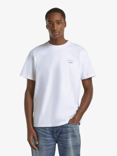 Denham Denham polo & tshirt Painter tee hcj Wit