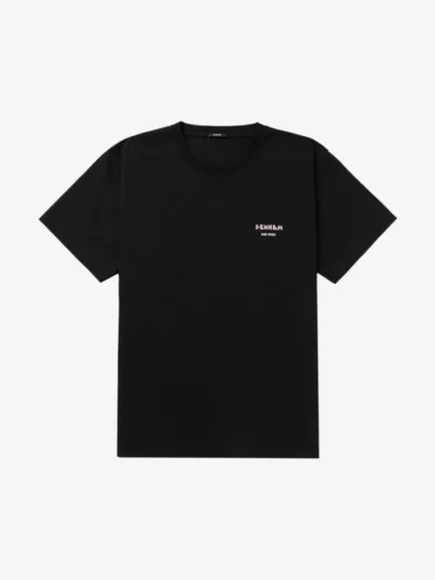 Denham Denham polo & tshirt Painter tee hcj Zwart