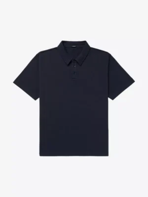 Denham Denham polo & tshirt Rich polo lp Blauw