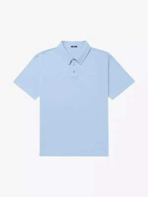 Denham Denham polo & tshirt Rich polo lp Blauw