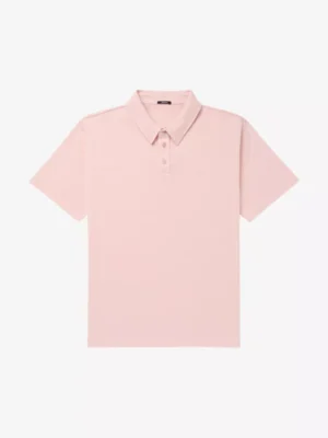 Denham Denham polo & tshirt Rich polo lp Roze