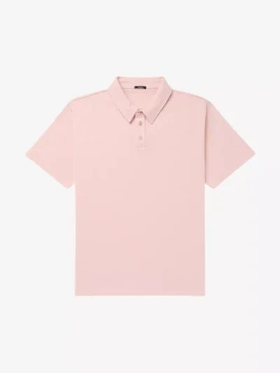 Denham Denham polo & tshirt Rich polo lp Roze