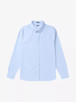 Denham Denham overhemden Rich reg shirt co Blauw