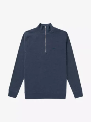 Denham Denham truien & vesten Roger half zip cmj Blauw