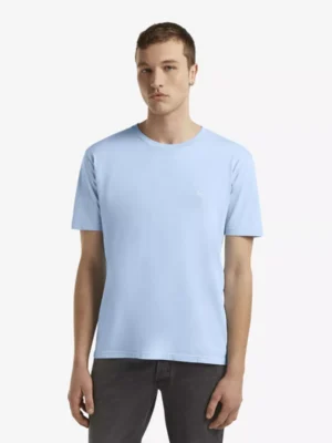 Denham Denham polo & tshirt Scissor tee jc Blauw