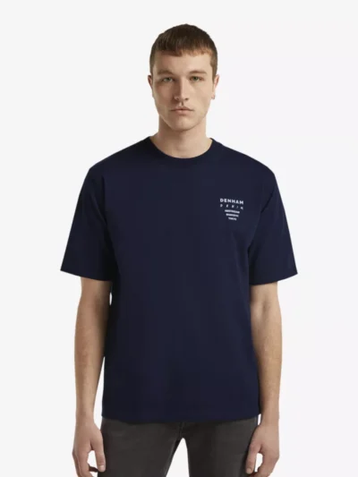 Denham Denham polo & tshirt Wave tee hcj Blauw