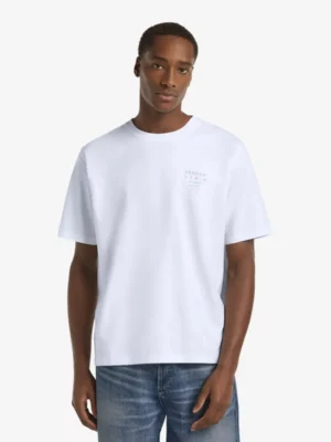 Denham Denham polo & tshirt Wave tee hcj Wit