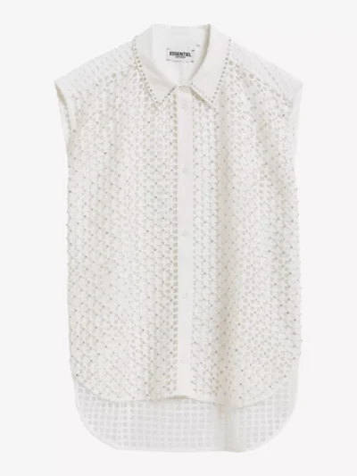 Essentiel Essentiel blouses & tunieken Harness Wit