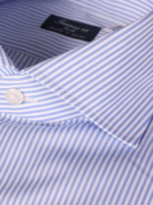 Finamore Finamore overhemden 010585 c0116 Blauw